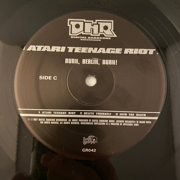 Atari Teenage Riot – Burn, Berlin, Burn! 2LP USED VG++/VG