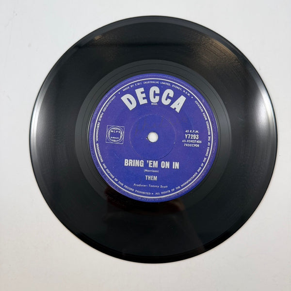 Them – Call My Name 7" USED Vinyl VG+/Generic