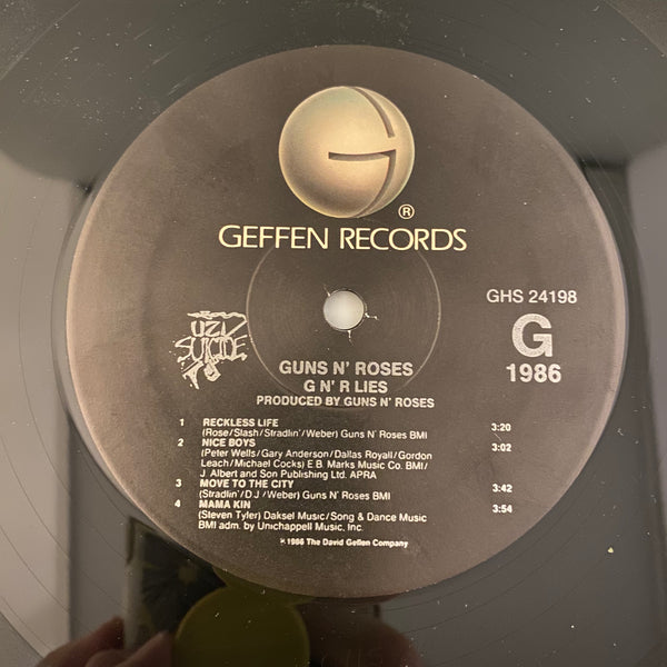 Guns N' Roses – G N' R Lies LP USED VG+/VG+ 1988 US Pressing Uncensored Cover