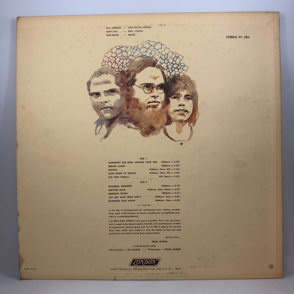 ZZ Top – ZZ Top's First Album LP USED Vinyl VG+/VG Original Pressing
