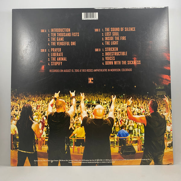 Disturbed – Live At Red Rocks LP USED Vinyl VG+/VG+