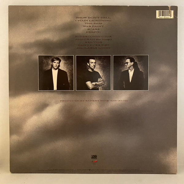 Rush – Presto LP USED VG++/VG+ 1989 Pressing