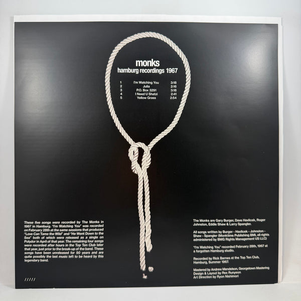 Monks – Hamburg Recordings 1967 LP USED Vinyl NM/NM