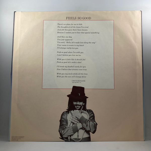 Chuck Mangione – Feels So Good LP USED Vinyl VG+/VG+