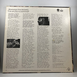 Mississippi Fred McDowell – I Do Not Play No Rock 'N' Roll LP USED Vinyl VG+/VG+