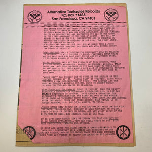 Dead Kennedys – Bedtime For Democracy LP USED Vinyl VG/VG