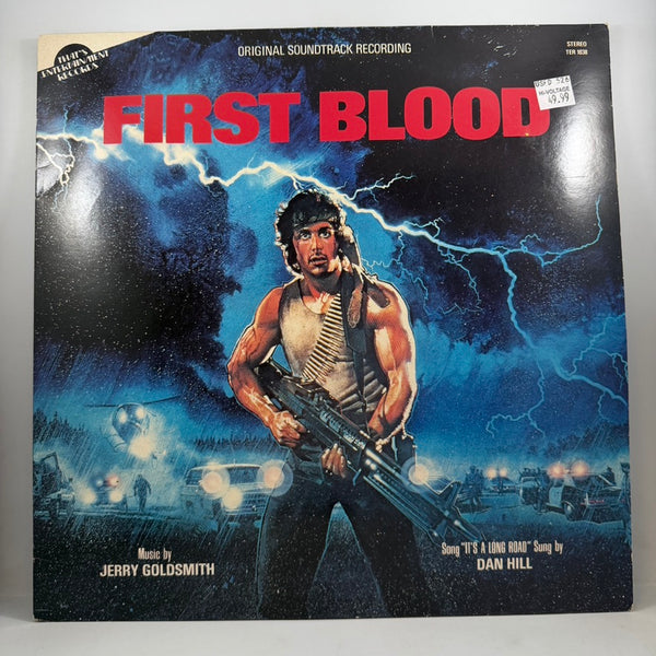 Jerry Goldsmith – First Blood (Original Soundtrack Recording) LP USED Vinyl VG+/VG+