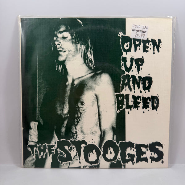 The Stooges – Open Up And Bleed 7" USED Vinyl NM/VG+