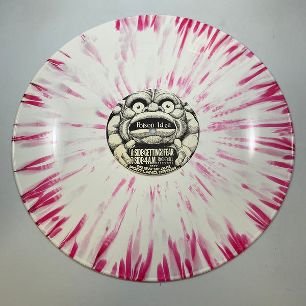 Poison Idea – Getting The Fear LP USED Vinyl VG+/Generic Sleeve Color Vinyl