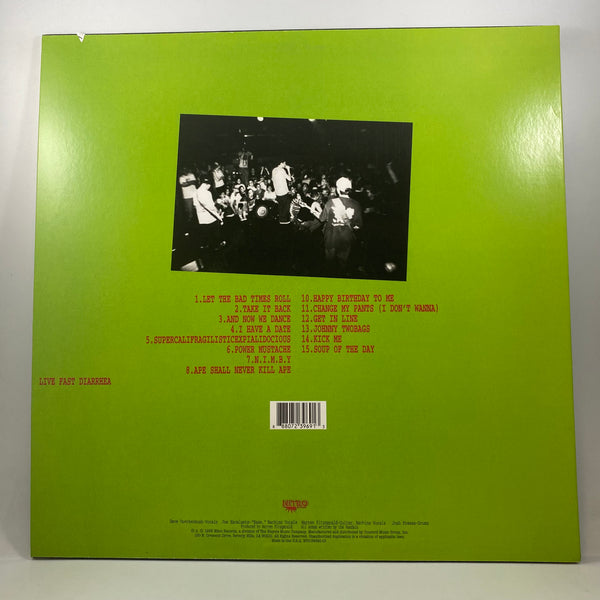 The Vandals – Live Fast Diarrhea LP USED Vinyl NM/VG+ Color Vinyl