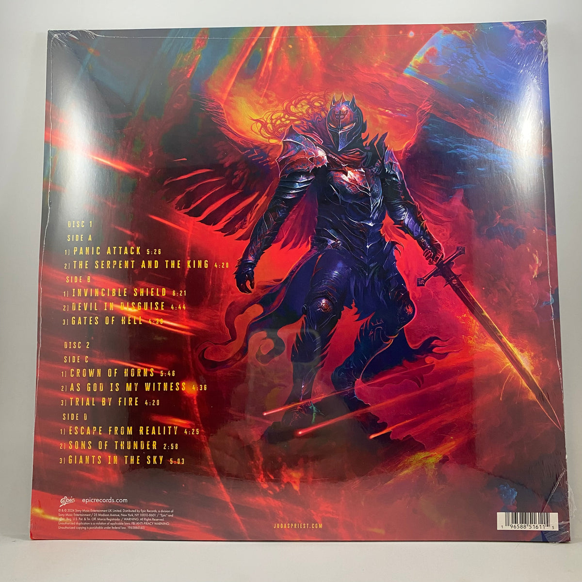 Judas Priest – Invincible Shield LP NOS Vinyl Mint Still Sealed – Hi ...