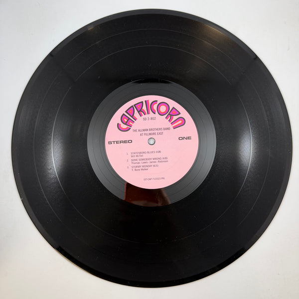 The Allman Brothers Band – The Allman Brothers Band At Fillmore East LP USED Vinyl NM/NM Audiophile