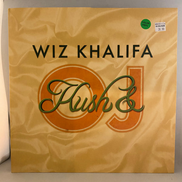 Wiz Khalifa – Kush & OJ 2LP USED VG+/VG+ Green/Orange Vinyl