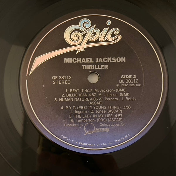 Michael Jackson – Thriller LP USED VG+/VG+ 1982 Pressing