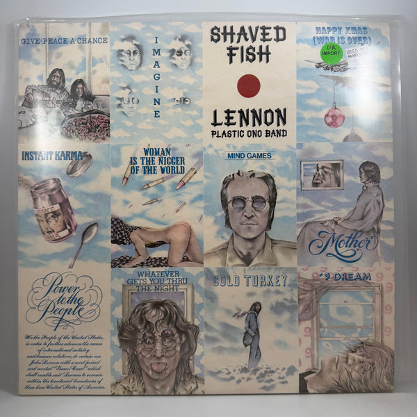 Lennon, Plastic Ono Band – Shaved Fish LP USED Vinyl VG++/VG++