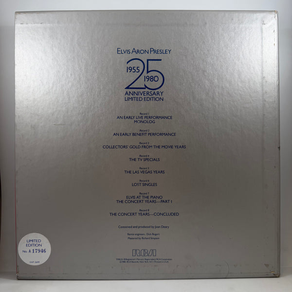 Elvis Aron Presley – Elvis Aron Presley (1955-1980 - 25 Anniversary) LP USED Vinyl Box Set NM/VG+