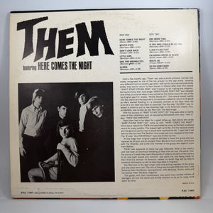 Them – Here Comes The Night LP USED Vinyl VG+/VG+