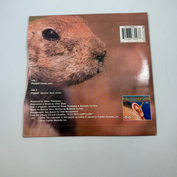 Butthole Surfers – Pepper 7" USED Vinyl NM/VG+ Color Vinyl
