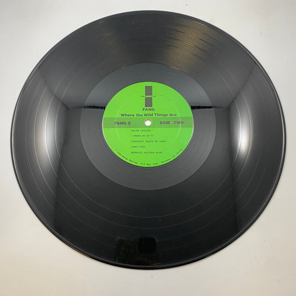 Fang – Where The Wild Things Are LP USED Vinyl VG+/VG+