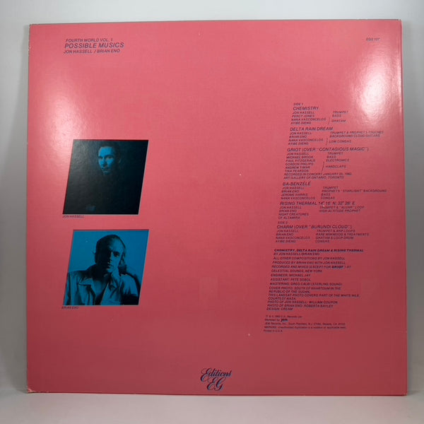 Jon Hassell / Brian Eno – Fourth World Vol. 1 - Possible Musics LP USED Vinyl NM/VG++