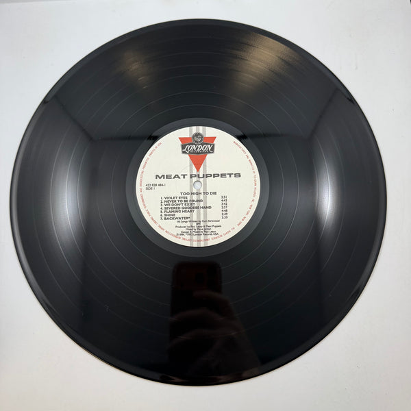 Meat Puppets – Too High To Die LP USED Vinyl Original Pressing W/ Promo 10" EP VG++/NM