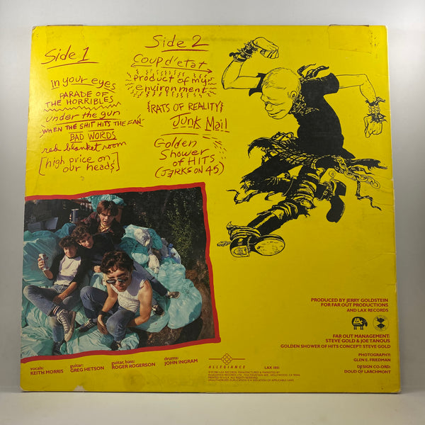 Circle Jerks – Golden Shower Of Hits LP USED Vinyl VG/VG
