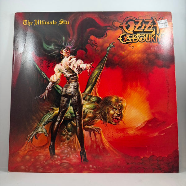 Ozzy Osbourne – The Ultimate Sin LP USED Vinyl VG++/VG+