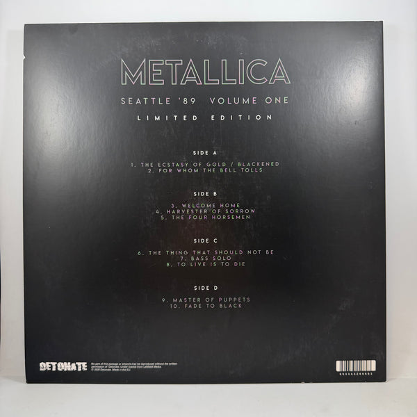 Metallica – Seattle '89: Volume One LP USED Vinyl NM/VG++ Color Vinyl