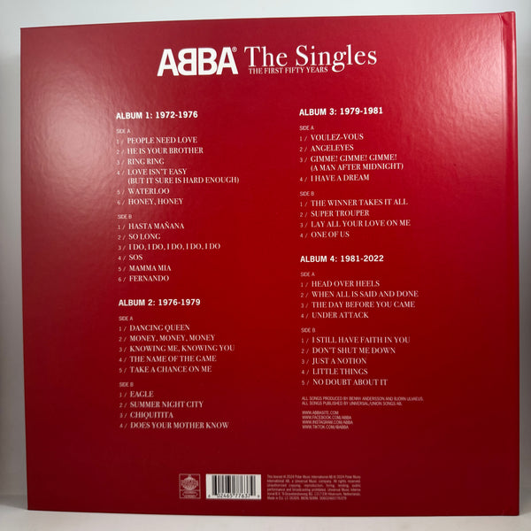 ABBA – The Singles (The First Fifty Years) LP USED Vinyl Box Set NM/NM