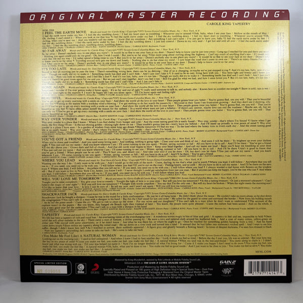 Carole King – Tapestry LP USED Vinyl NM/NM Audiophile