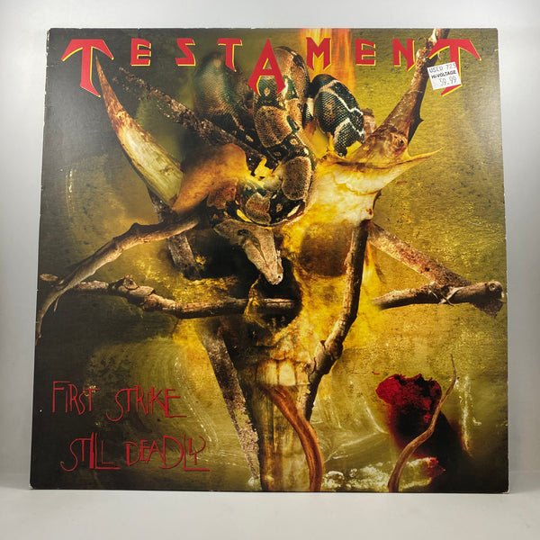 Testament – First Strike Still Deadly LP USED Vinyl VG+/VG+