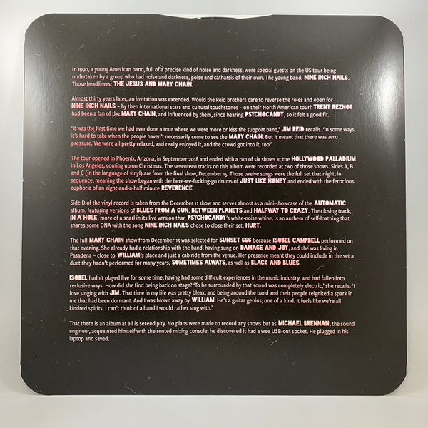 The Jesus And Mary Chain – Sunset 666 LP USED Vinyl NM/NM Color Vinyl