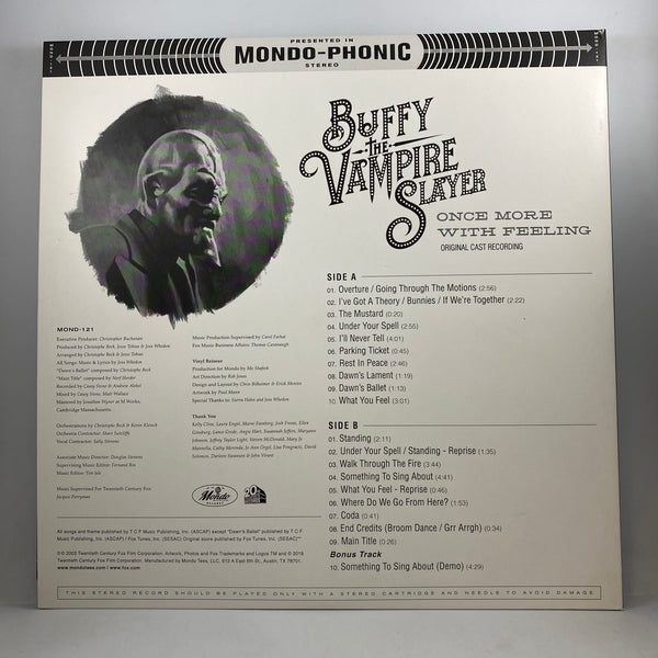 Various – Buffy The Vampire Slayer: "Once More, With Feeling" LP USED Vinyl NM/NM Color Vinyl
