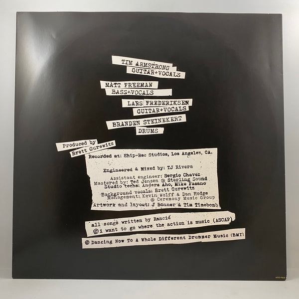 Rancid – Tomorrow Never Comes LP USED Vinyl NM/VG+