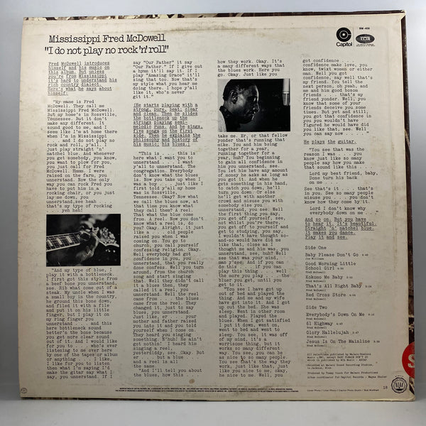 Mississippi Fred McDowell – I Do Not Play No Rock 'N' Roll LP USED Vinyl VG+/VG