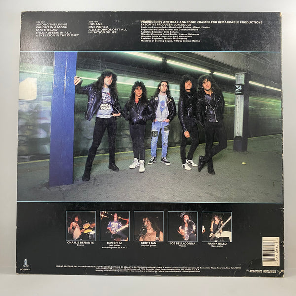 Anthrax – Among The Living LP USED Vinyl VG/VG