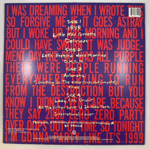 Prince – 1999 LP USED Vinyl VG+/VG+