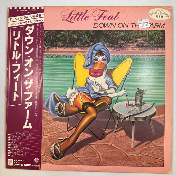 Little Feat - Down On The Farm Japanese Pressing LP USED Vinyl VG++/VG+