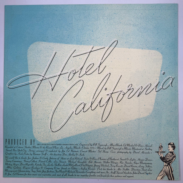 Eagles – Hotel California Japanese Pressing LP USED Vinyl VG++/VG+
