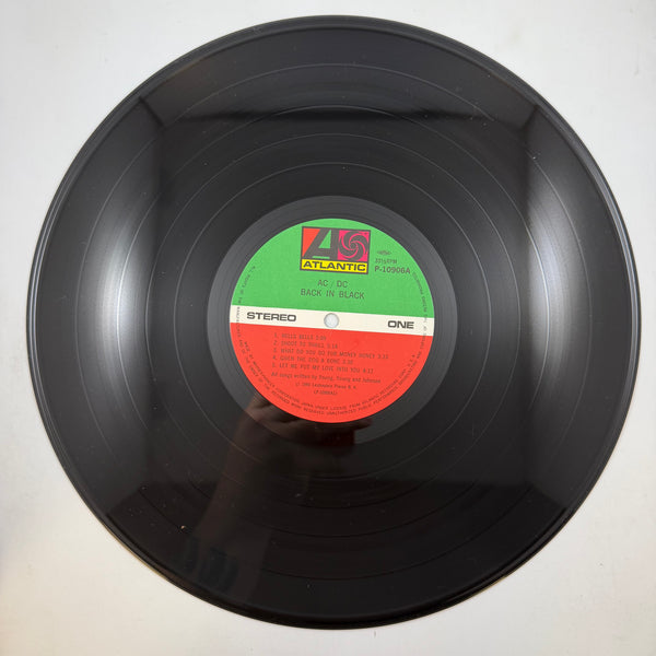 AC/DC – Back In Black Japanese Pressing, LP USED Vinyl, VG++/VG+