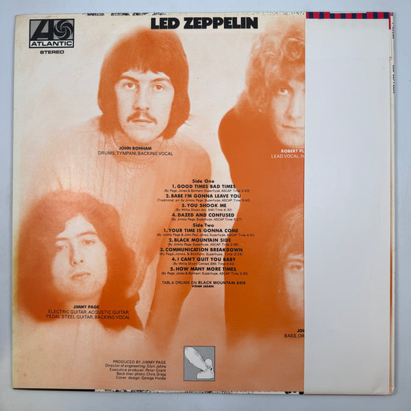 Led Zeppelin - I Japanese Pressing LP Used Vinyl VG++/VG++