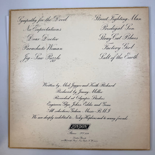 Rolling Stones – Beggars Banquet LP USED Vinyl VG+/VG