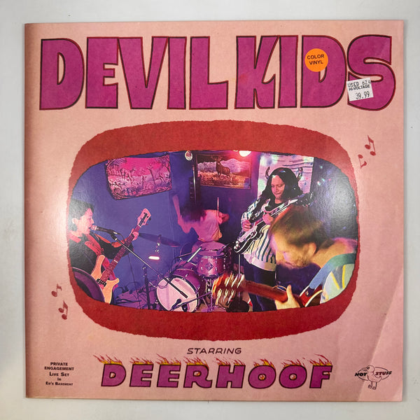 Deerhoof – Devil Kids LP USED Vinyl VG+/VG++ Color Vinyl