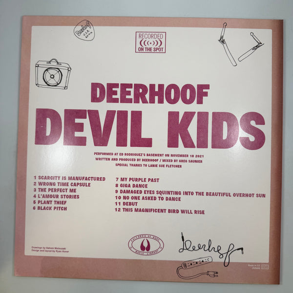 Deerhoof – Devil Kids LP USED Vinyl VG+/VG++ Color Vinyl