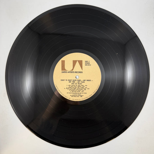John Lee Hooker / Coast To Coast Blues Band – Any Where - Any Time - Any Place LP USED VG+/VG