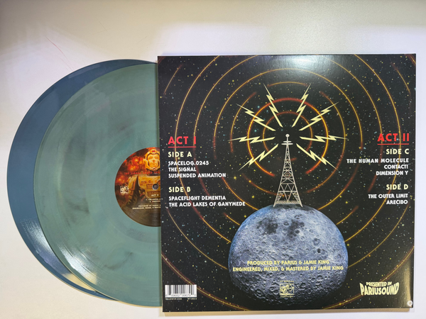 Parius – The Signal Heard Throughout Space LP USED Vinyl VG/VG+ Color Vinyl