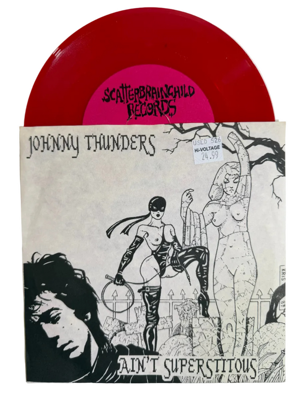 Johnny Thunders – Ain't Superstitious / Midnight Hour 7" USED VG+/VG++ Color Vinyl