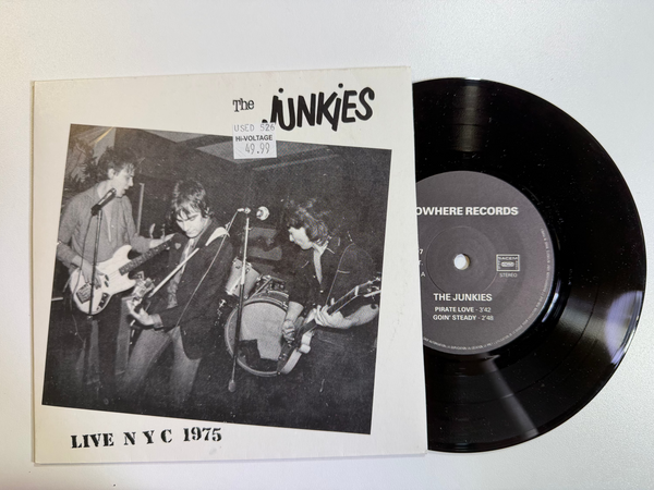 The Junkies – Live NYC 1975 7" USED VG+/VG+