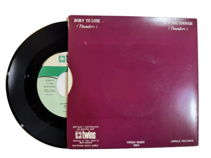 Johnny Thunders – Born To Lose / It's Not Enough Spanish Pressing 7" USED VG+/VG+