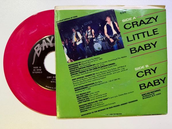 The Waldos – Crazy Little Baby 7" USED Color Vinyl VG++/VG+